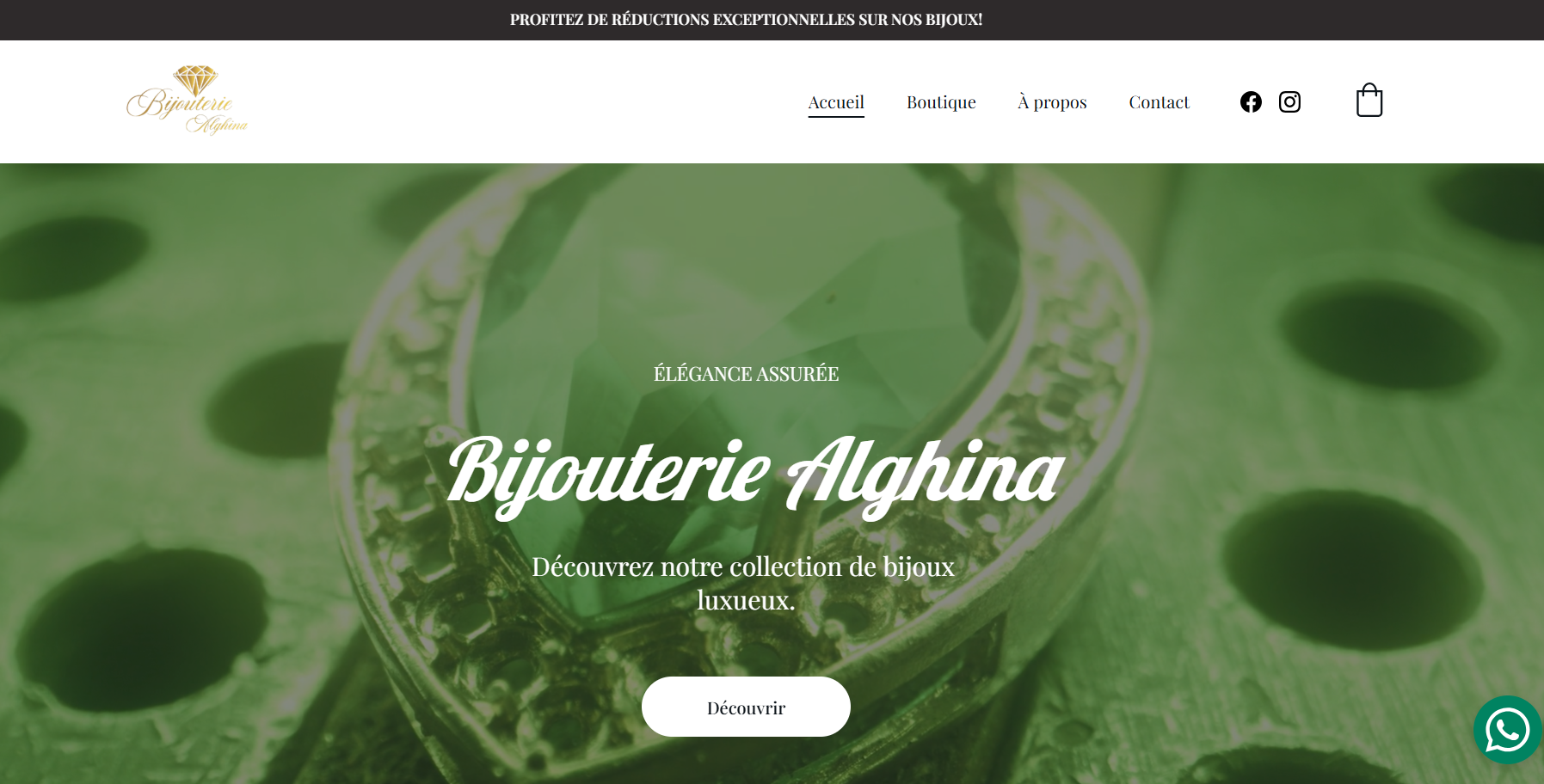 Sitio web e-commerce