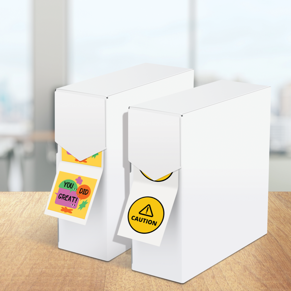 Pegatinas fluorescentes